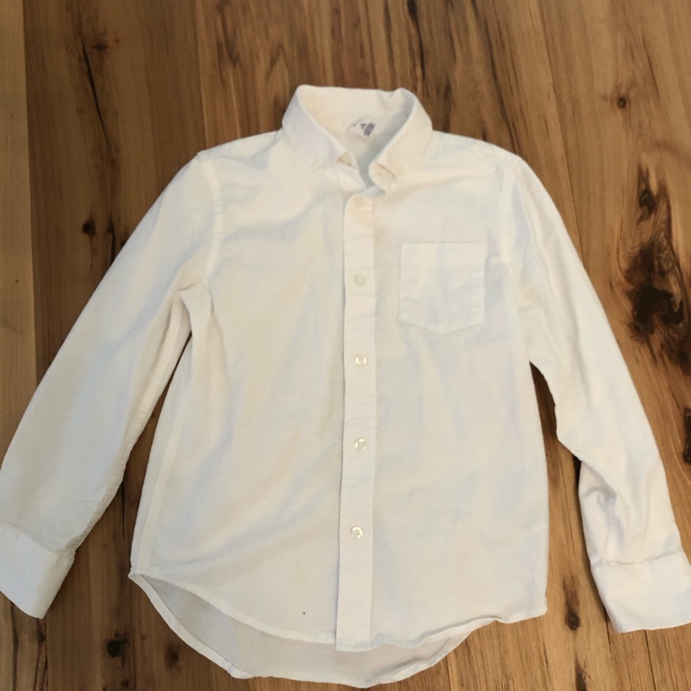 Classic White Button-Down Shirt for Kids - GAP